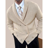 Knitted Double-breasted Warm Cardigan