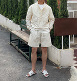 Men's Summer Casual Loose Retro Thin Sun Protection Suit