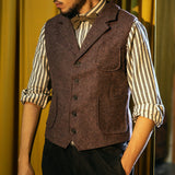 Men's British Gentleman Retro Suit Vest