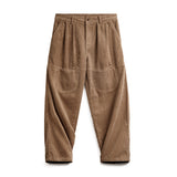 Multi-pocket Loose Cotton Corduroy Trousers