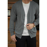 Soft Workmanship Slim-fit Cardigan Jacket