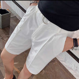 Men's Business Slim Casual Solid Color Suit Pants