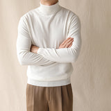 Autumn and Winter Turtleneck Business Casual Slim Long-sleeved Sweater