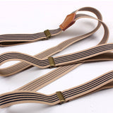 Adjustable Striped Clip-on Straps