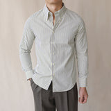 Business Slim Striped Shirt