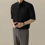 Slim Fit Business Short Sleeve Shirt