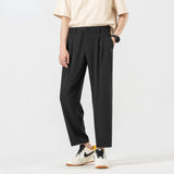 Loose Ice Silk Thin Casual Straight Pants