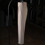 Paris Buckle Adjustable Straight Trousers