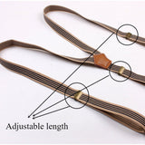 Adjustable Striped Clip-on Straps