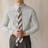 Business Slim Striped Shirt