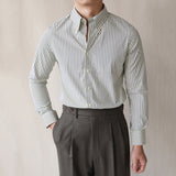 Business Slim Striped Shirt