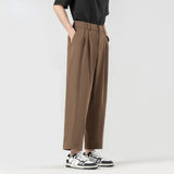 Loose Ice Silk Thin Casual Straight Pants