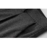 Slim Fit Woolen Stretch Warm Trousers