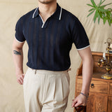 Summer Hollow Knit Short Sleeves