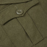 Vintage Military Mid-length Over-the-knee Coat