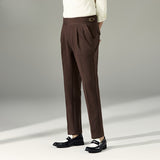 High-rise Straight-leg Slim-fit Trousers