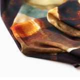 Men's Gradient Vintage Oil Painting Scarf