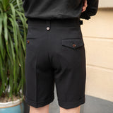 Men's Summer British High Waist Casual Shorts