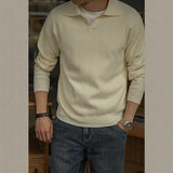 V-neck Anti-pilling Pullover Work Sweater