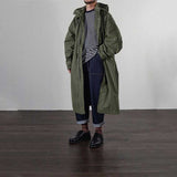 Men's Retro Loose Casual Hooded Coat