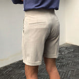 Men's Casual High Waist Straight Shorts