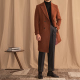 Business Suit Collar Casual Mid-length Coat