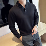 Men's Business Casual Slim Fit Collared T-Shirt