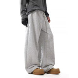 Loose Straight-leg Warm Cotton Trousers