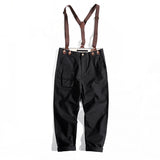 Men's British Vintage Overalls Casual Jumpsuit