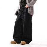 Loose Straight-leg Warm Cotton Trousers