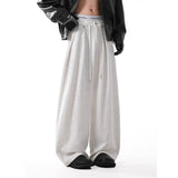 Washed Loose Wide-leg Straight Sweatpants