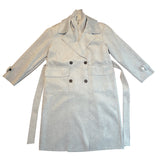 Winter Holiday Two-piece Spliced Stand Collar Long Over-the-knee Coat