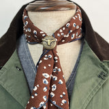 Men's British Retro Printed Business Casual Square Scarf