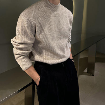 Half Turtleneck Warm Knitted Sweater