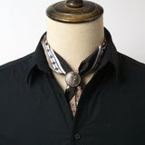 Men's Plaid Vintage Silk Scarf Square