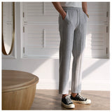 High Waist Straight Wide Leg Trousers