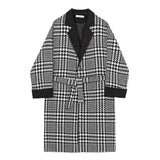 Woolen Double-breasted Mid-length Thickened Coat