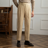 Vintage Corduroy Drape High Waist Pants