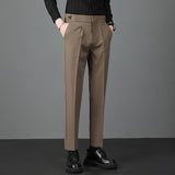 Men's Casual Business Elastic Waist Trousers