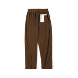 No-iron Drapey Straight-leg Faux Corduroy Trousers