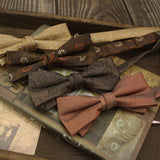 Men's British Vintage All-match Bow Tie