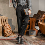 Men's Retro Loose Casual British Style Overalls