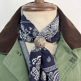 Men's British Retro Printed Business Casual Square Scarf