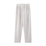 White Casual Business Trousers