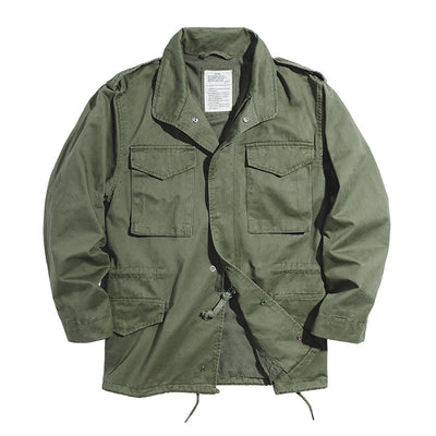 American Retro Multi-pocket Work Jacket