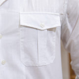 Men's Retro Slim Fit Cuban Collar Cotton and Linen Long Sleeve Shirt