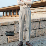 Autumn and Winter Slim Straight Casual Business Trousers