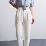 White Casual Business Trousers