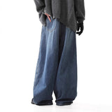 Vintage Washed Loose Wide Leg Jeans