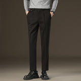 Slim Fit Woolen Stretch Warm Trousers